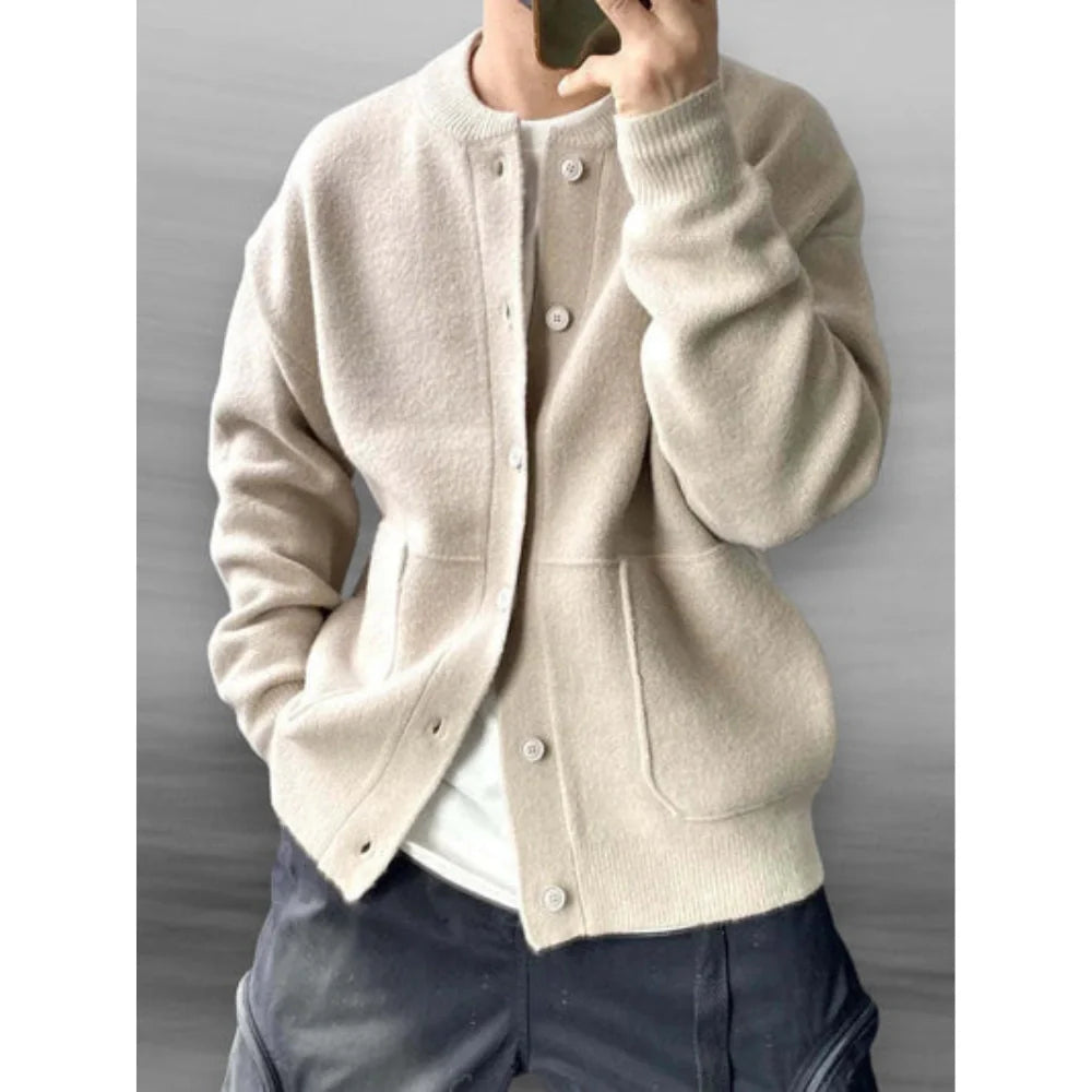 Gilet Tricoté à Boutons pour Homme Luca