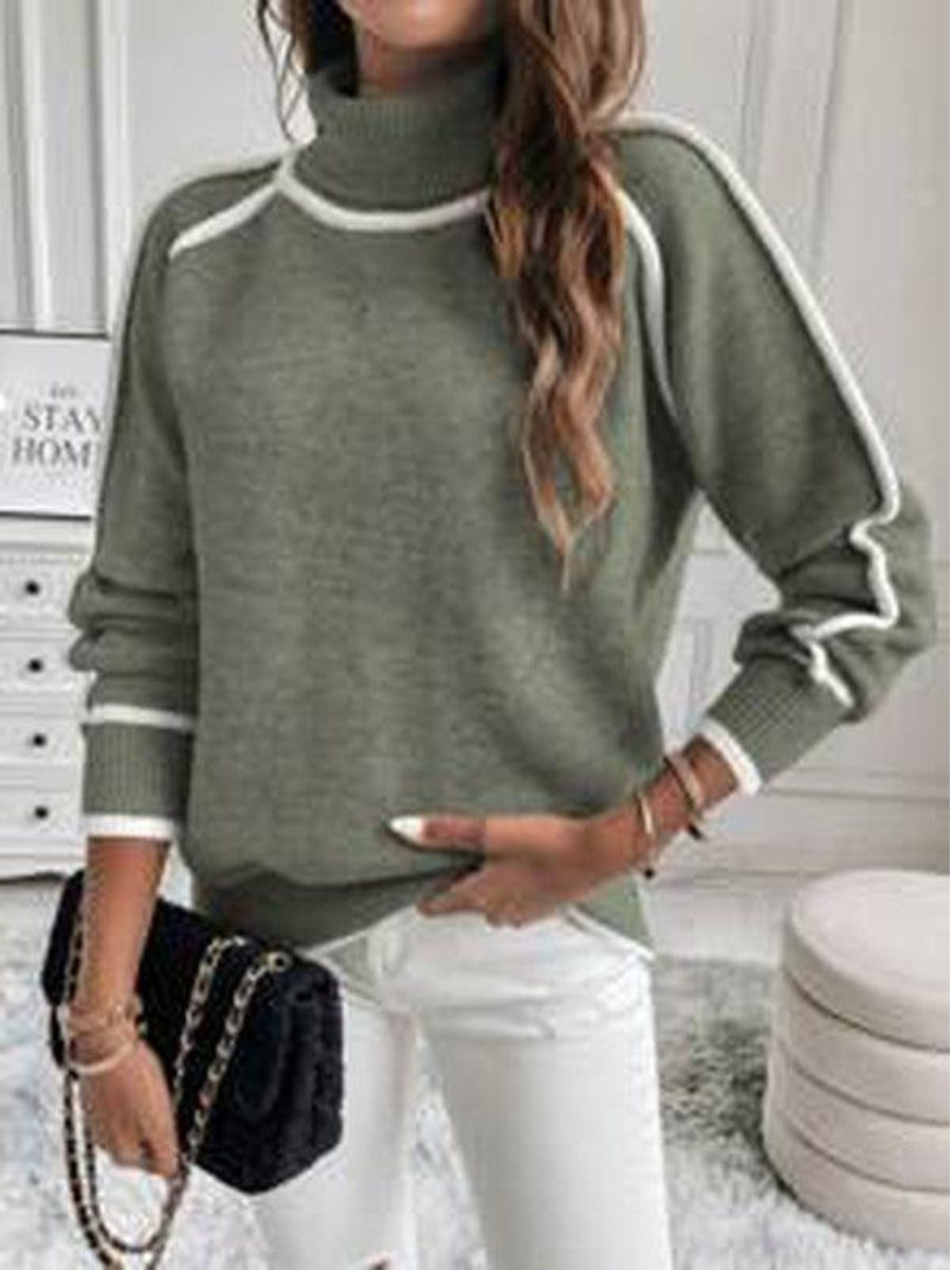 Pull à Col Roulé pour Femme Stella