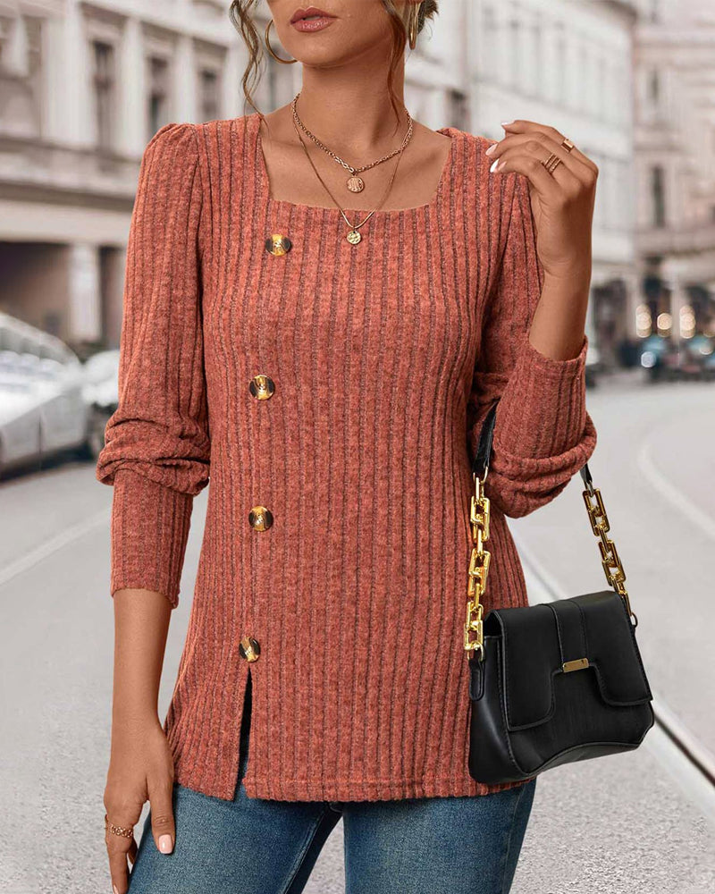 Pull à Boutons Élégant pour Femme Diana