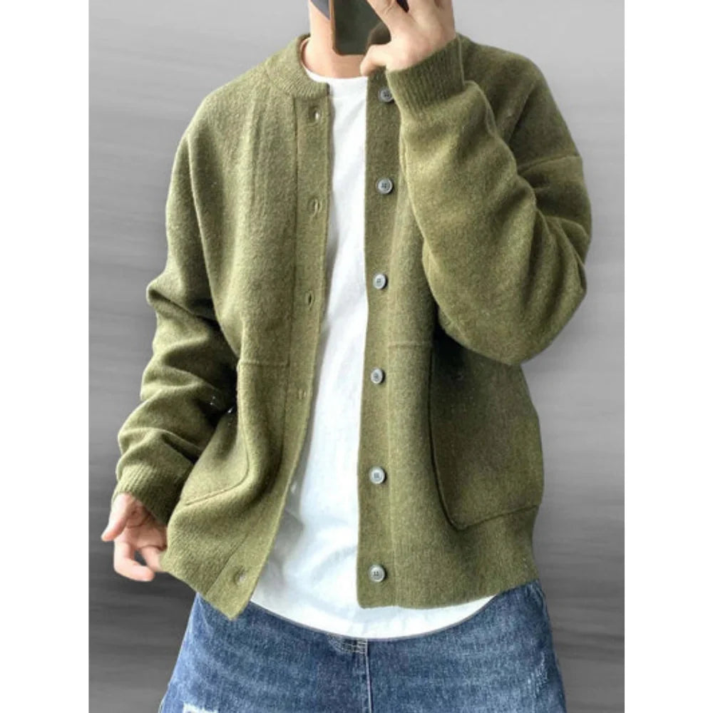 Gilet Tricoté à Boutons pour Homme Luca