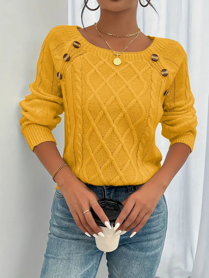 Pulls élégants avec boutons - Élise