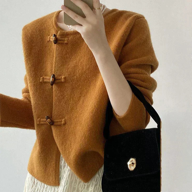 Pull Tricoté Élégant pour Femme Claire