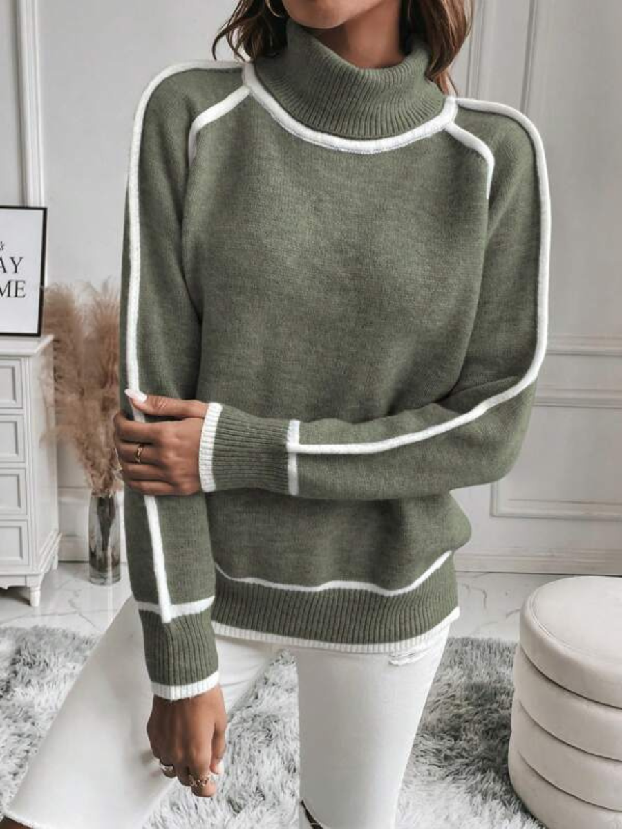 Pull à Col Roulé pour Femme Stella