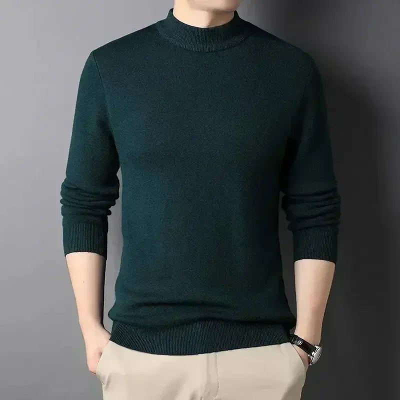Pull en Cachemire Col Montant Homme – Damien