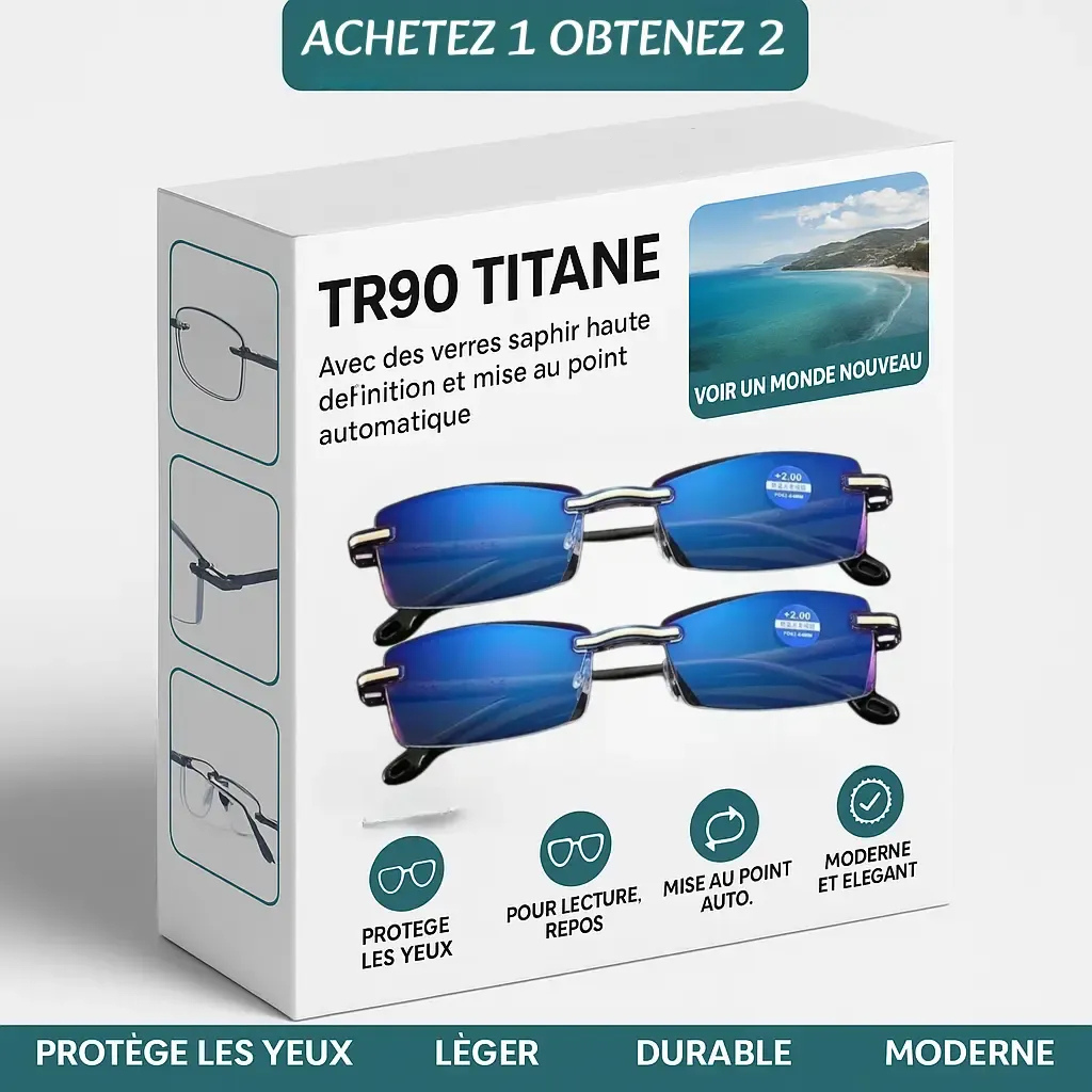 Lunettes Intelligentes TR90 – Révolution Oculaire (Unisexe) – Achetez 1, Recevez 2