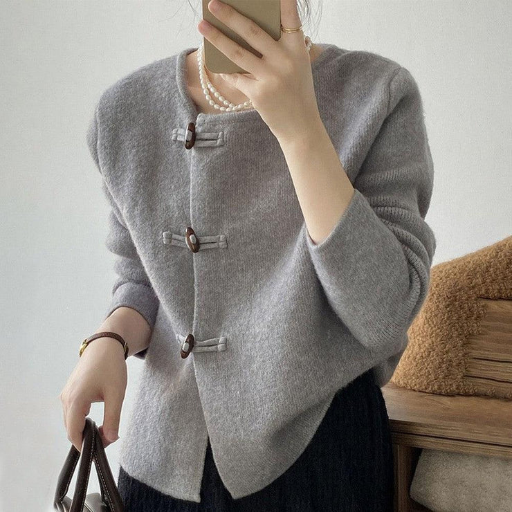 Pull Tricoté Élégant pour Femme Claire