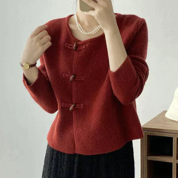 Pull Tricoté Élégant pour Femme Claire