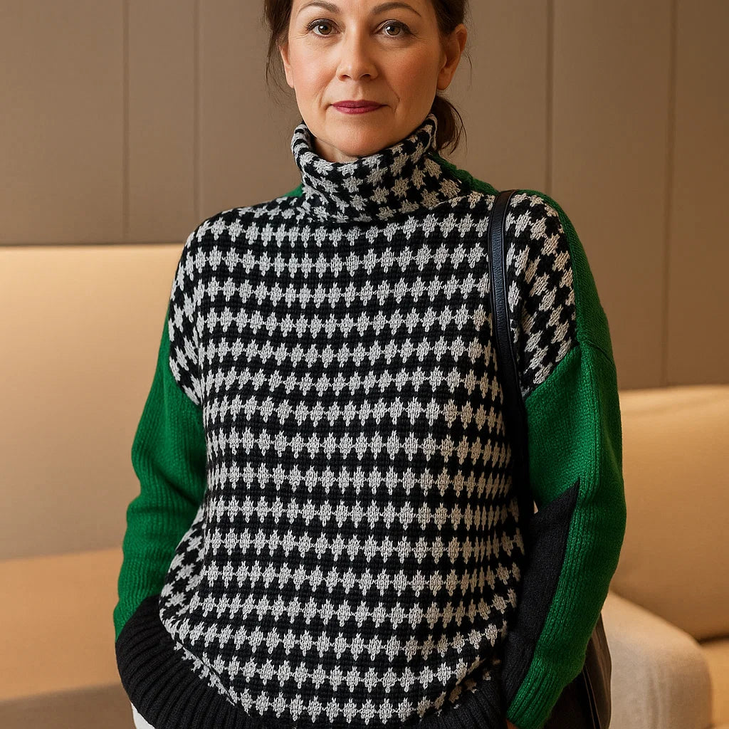Pull Imprimé Moderne pour Femme Éloïse