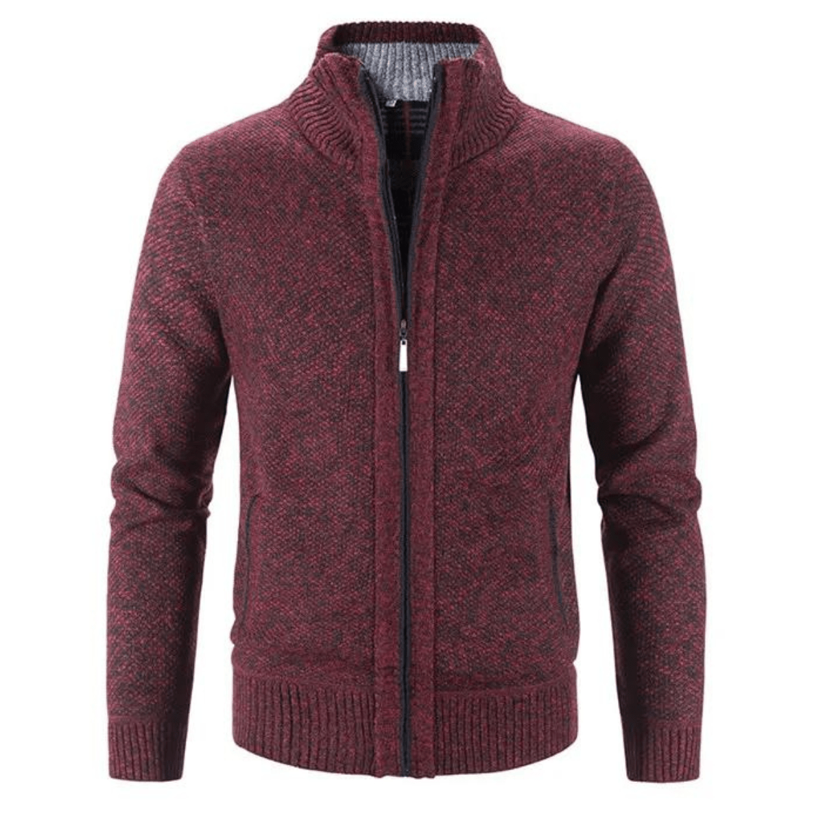 Gilet à Col Haut Zippé Ethan