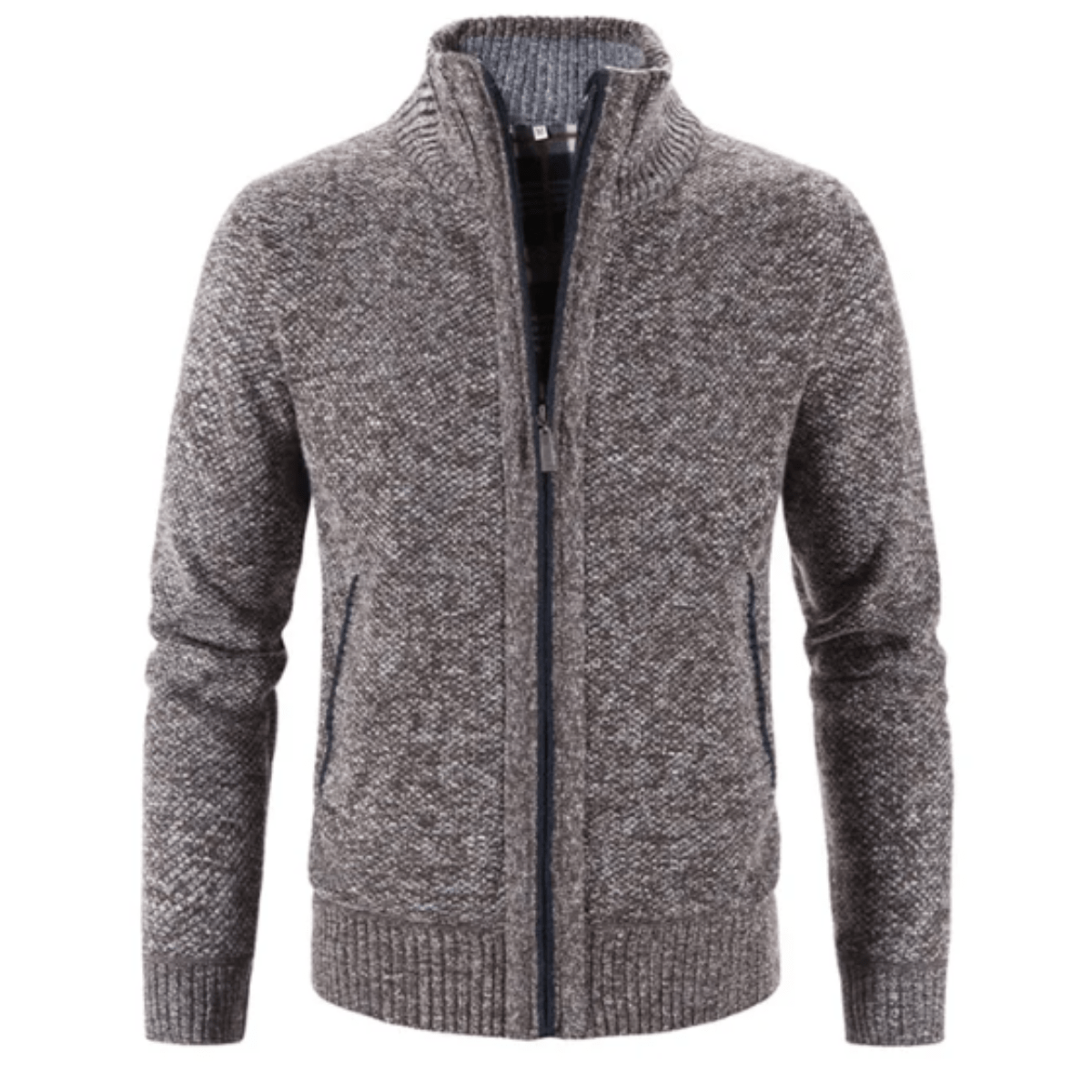 Gilet à Col Haut Zippé Ethan