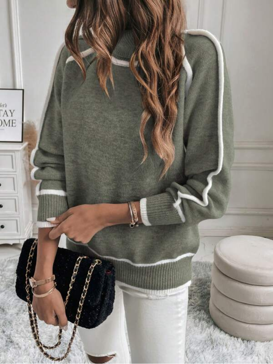Pull à Col Roulé pour Femme Stella