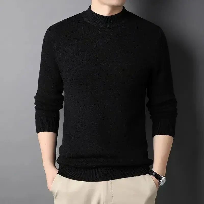 Pull en Cachemire Col Montant Homme – Damien
