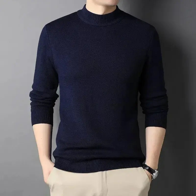 Pull en Cachemire Col Montant Homme – Damien