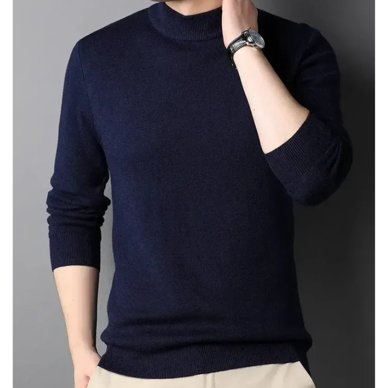 Pull en Cachemire Col Montant Homme – Damien