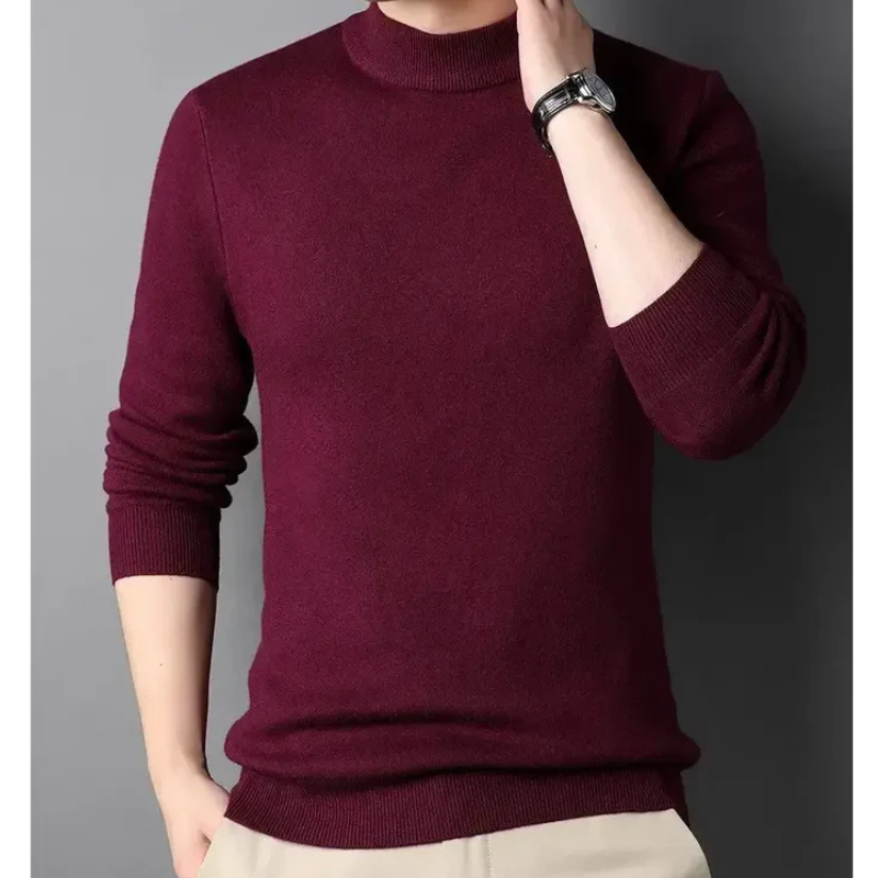Pull en Cachemire Col Montant Homme – Damien