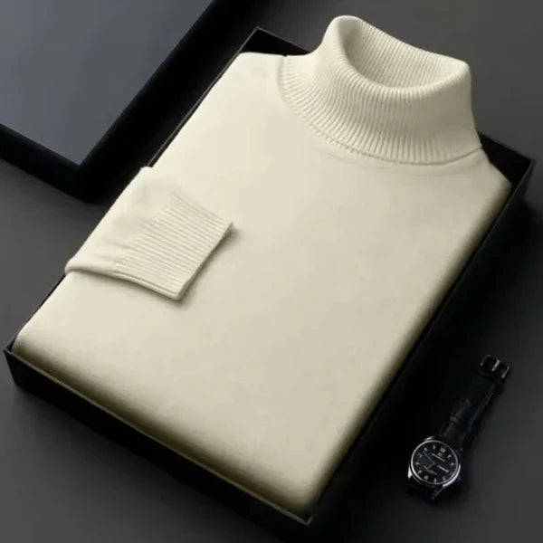 Pull en Cachemire à Col Roulé Homme – Laurent