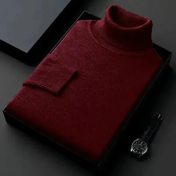 Pull en Cachemire à Col Roulé Homme – Laurent