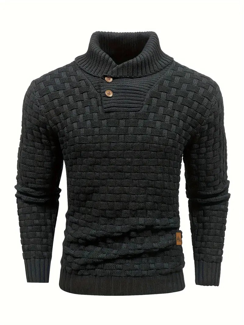 Pull en Maille à Col Châle Homme - Auguste
