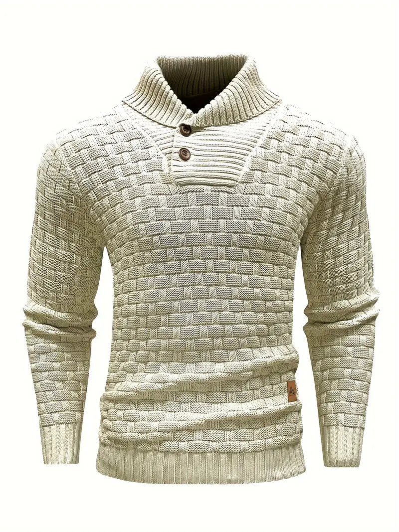 Pull en Maille à Col Châle Homme - Auguste