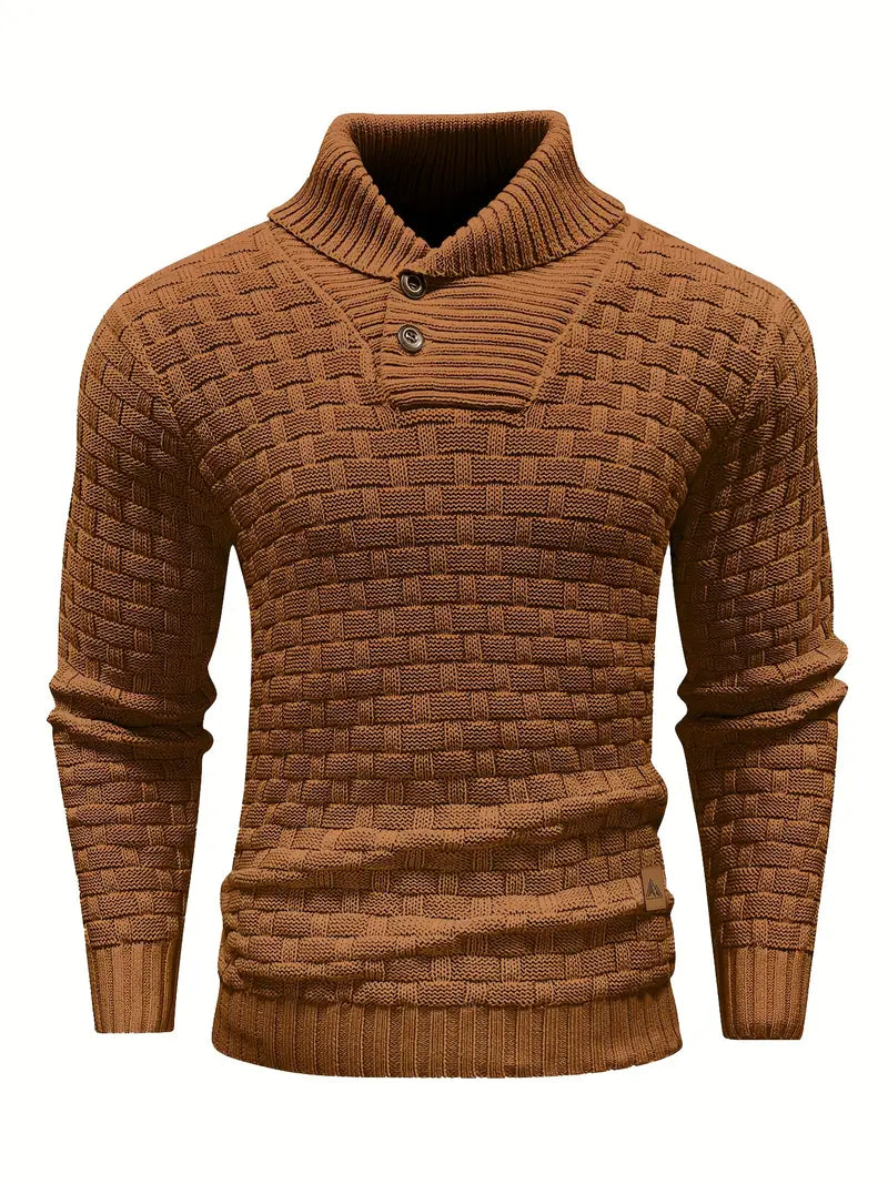 Pull en Maille à Col Châle Homme - Auguste