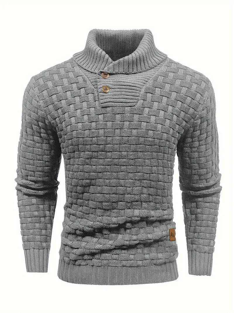 Pull en Maille à Col Châle Homme - Auguste