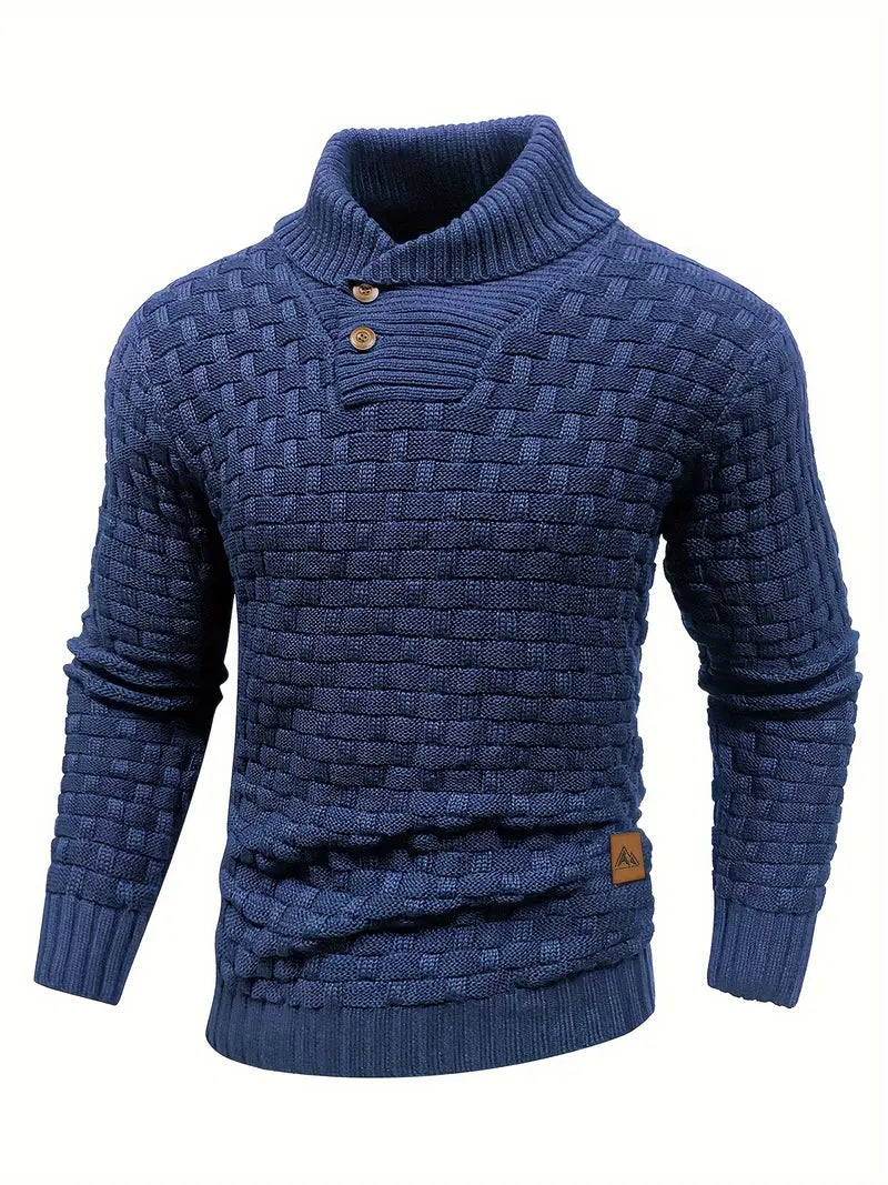 Pull en Maille à Col Châle Homme - Auguste