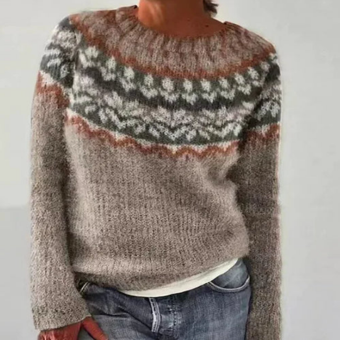 Pull Classique en Maille pour Femme Helena