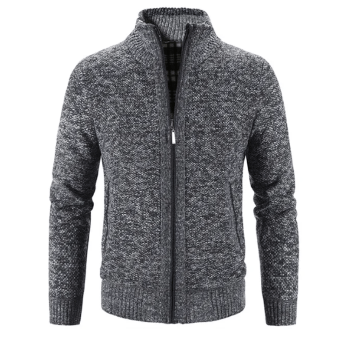 Gilet à Col Haut Zippé Ethan