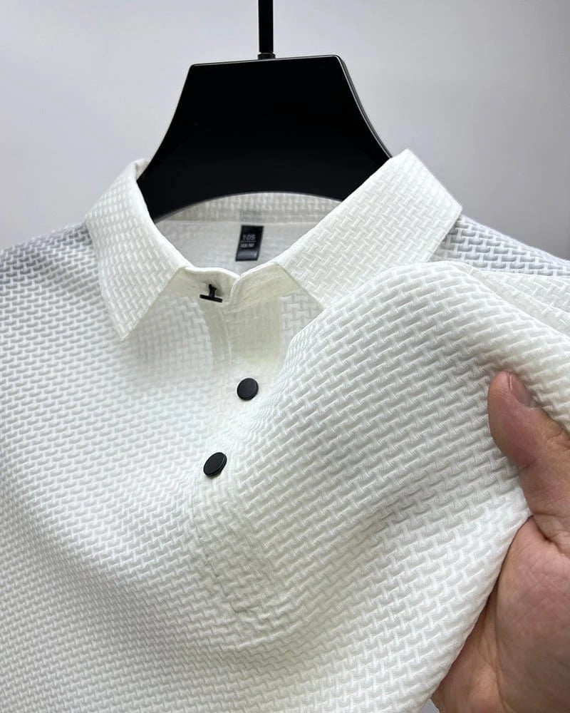 Polo Homme Texturé et Extensible | Achetez 1, Obtenez 1 GRATUIT