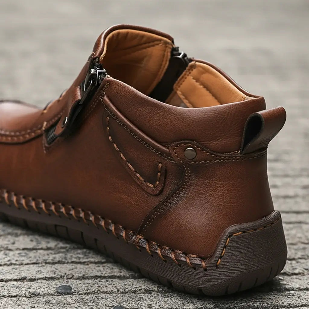Davos | Bottes en Cuir Fabriquées à la Main – Confort & Durabilité